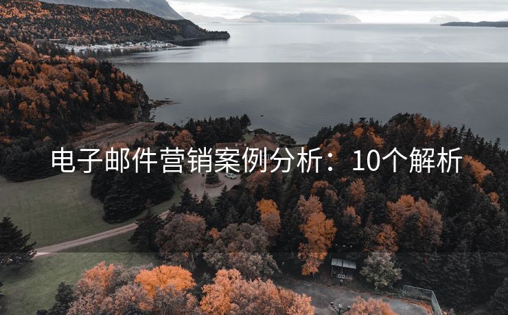 電子郵件營(yíng)銷案例分析：10個(gè)解析