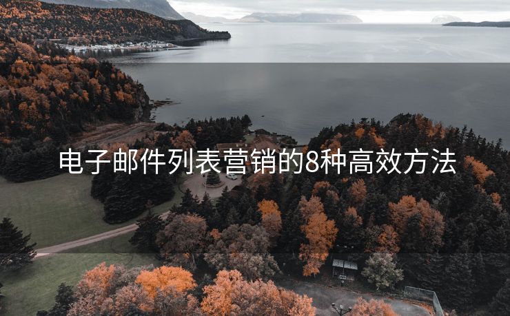 電子郵件列表營(yíng)銷的8種高效方法