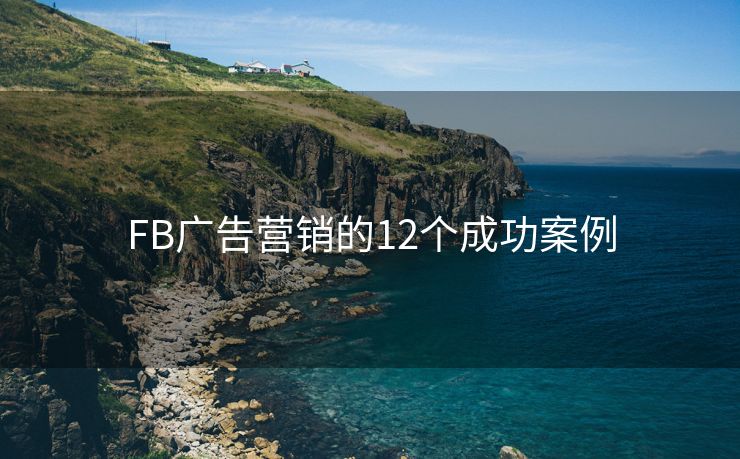 FB廣告營(yíng)銷的12個(gè)成功案例