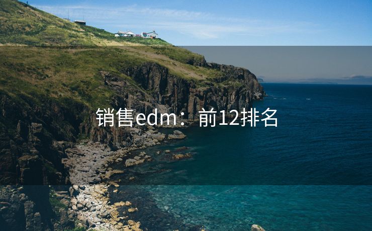 銷售edm：前12排名