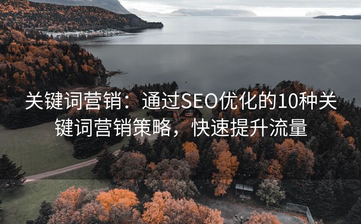 關(guān)鍵詞營銷：通過SEO優(yōu)化的10種關(guān)鍵詞營銷策略，快速提升流量