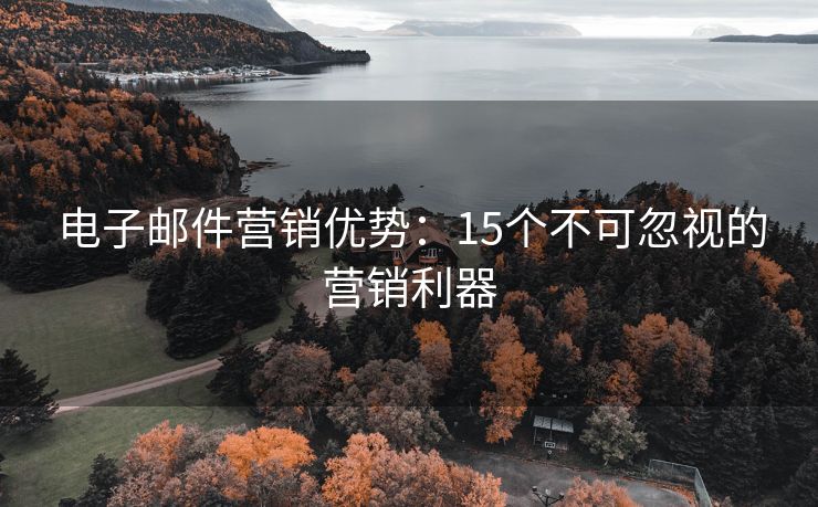 電子郵件營銷優(yōu)勢：15個不可忽視的營銷利器