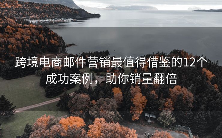 跨境電商郵件營銷最值得借鑒的12個成功案例，助你銷量翻倍