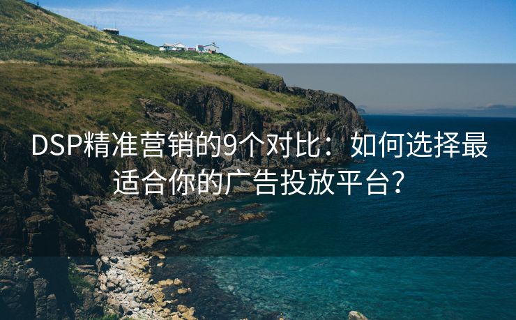 DSP精準(zhǔn)營銷的9個對比：如何選擇最適合你的廣告投放平臺？